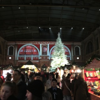 The Christmas Market at Zurich HB with Swarovski Crystal Christmas Tree!